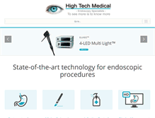 Tablet Screenshot of hightechmedical.co.za